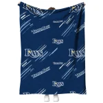 tampa bay rays sketch lines navy quilt blanket best selling
