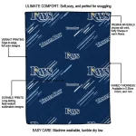 tampa bay rays sketch lines navy quilt blanket best selling