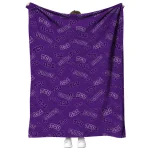 tcu horned frogs solid classic purple quilt blanket best selling