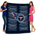 tennessee titans bold red navy quilt blanket best selling