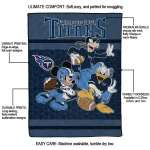 tennessee titans disney football navy quilt blanket best selling