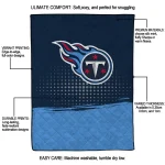 tennessee titans dot illusion navy quilt blanket best selling