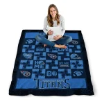 tennessee titans helmet heart navy quilt blanket best selling