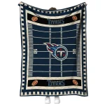 tennessee titans mickey player navy quilt blanket best selling