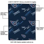 tennessee titans sketch lines navy quilt blanket best selling