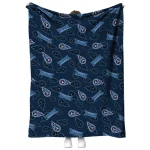 tennessee titans solid classic navy quilt blanket best selling