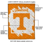 tennessee volunteers block border orange quilt blanket best selling