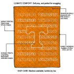 tennessee volunteers bold red orange quilt blanket best selling
