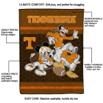 tennessee volunteers disney football orange quilt blanket best selling