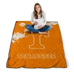 tennessee volunteers paint trail orange quilt blanket best selling