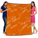 tennessee volunteers sketch lines orange quilt blanket best selling