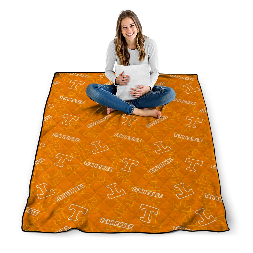 tennessee volunteers solid classic orange quilt blanket high quality tennessee volunteers solid classic orange quilt blanket high quality