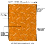 tennessee volunteers solid classic orange quilt blanket best selling