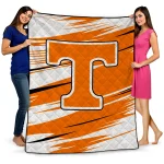 tennessee volunteers wild lines orange white quilt blanket best selling