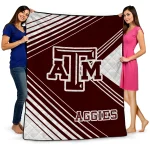 texas am aggies arrow layers maroon quilt blanket best selling