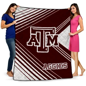 texas am aggies arrow layers maroon quilt blanket best selling