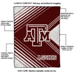 texas am aggies arrow layers maroon quilt blanket best selling