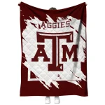 texas am aggies block border maroon quilt blanket best selling