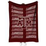 texas am aggies bold red maroon quilt blanket best selling