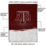 texas am aggies dot illusion maroon quilt blanket best selling