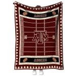texas am aggies mickey player maroon quilt blanket best selling