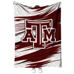 texas am aggies wild lines maroon white quilt blanket best selling