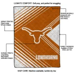 texas longhorns arrow layers orange quilt blanket best selling