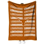 texas longhorns bold red orange quilt blanket best selling