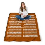 texas longhorns bold red orange quilt blanket best selling