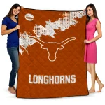 texas longhorns paint trail orange quilt blanket best selling
