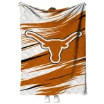 texas longhorns wild lines orange white quilt blanket best selling