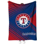 texas rangers arrow layers blue quilt blanket best selling