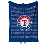 texas rangers bold red blue quilt blanket best selling