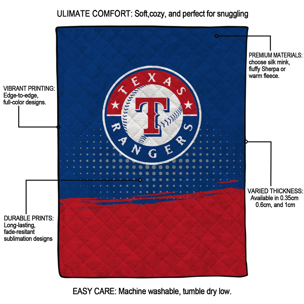 texas rangers dot illusion blue quilt blanket latest model texas rangers dot illusion blue quilt blanket latest model