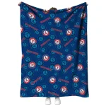 texas rangers solid classic blue quilt blanket best selling