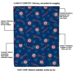 texas rangers solid classic blue quilt blanket best selling
