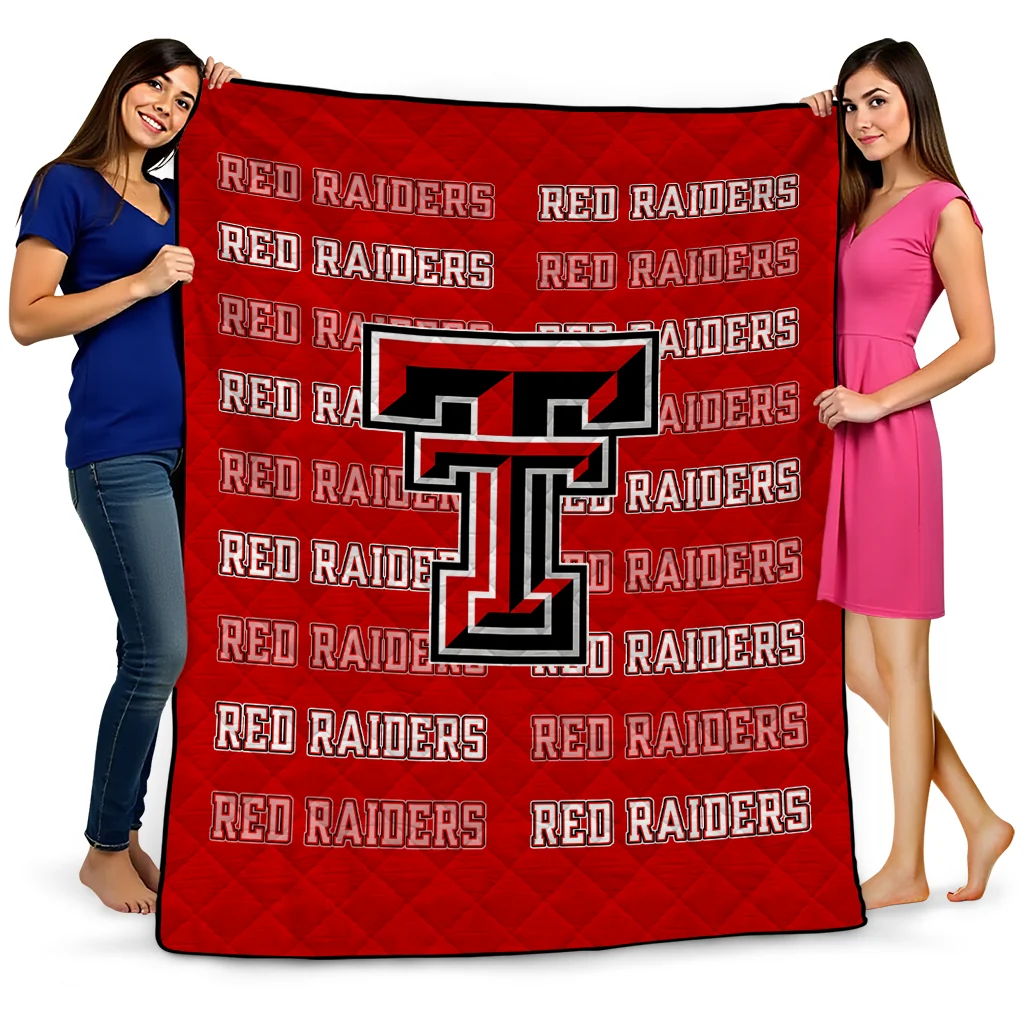 texas tech red raiders bold red quilt blanket best selling texas tech red raiders bold red quilt blanket best selling