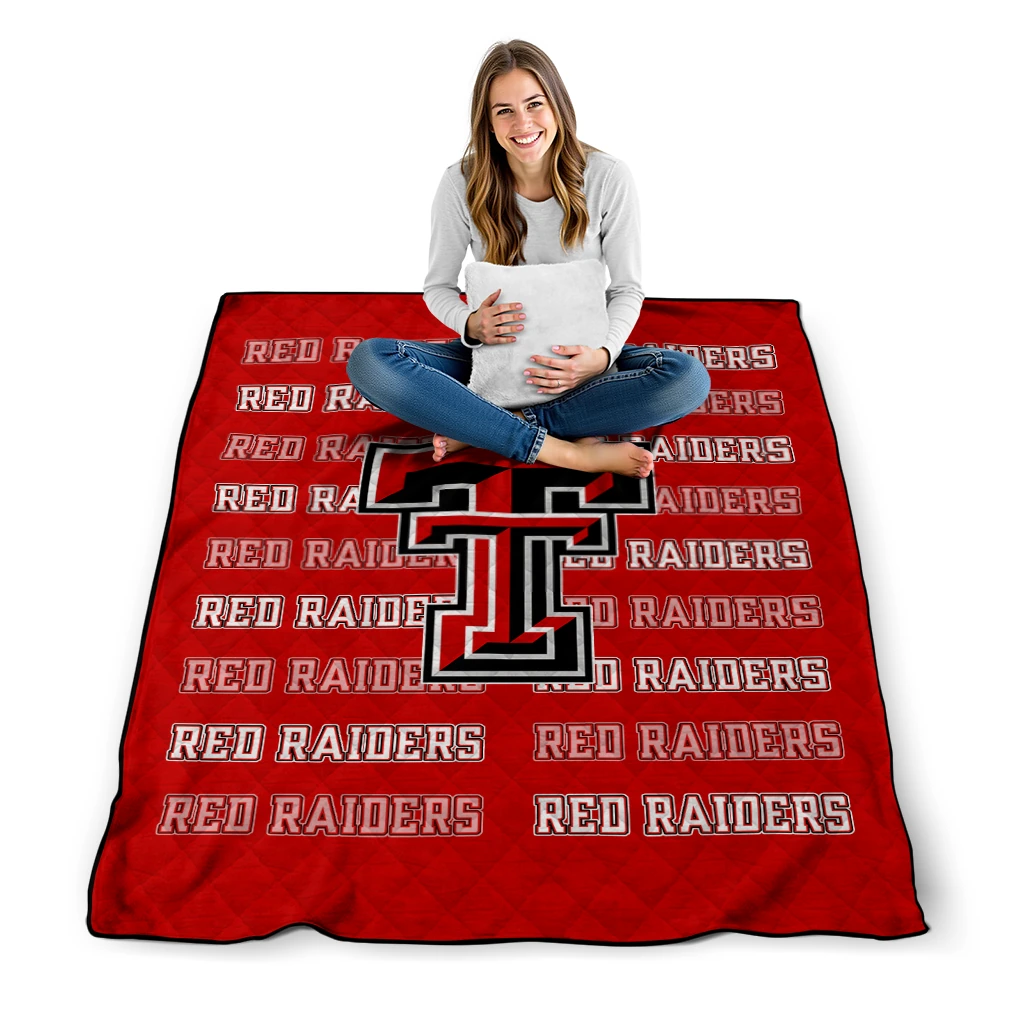 texas tech red raiders bold red quilt blanket high quality texas tech red raiders bold red quilt blanket high quality