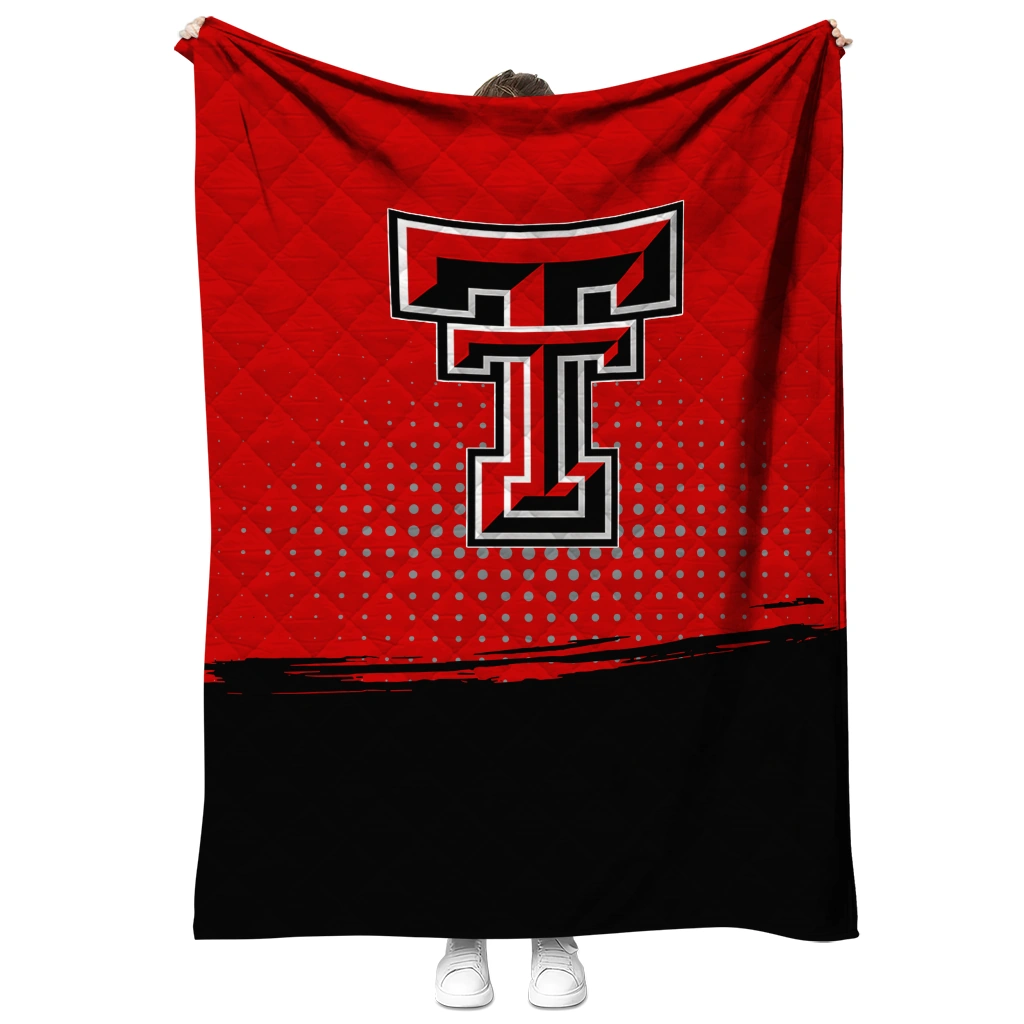 texas tech red raiders dot illusion red quilt blanket fashion forward texas tech red raiders dot illusion red quilt blanket fashion forward