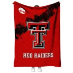 texas tech red raiders paint trail red quilt blanket best selling