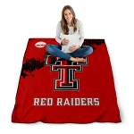 texas tech red raiders paint trail red quilt blanket best selling