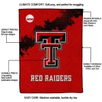 texas tech red raiders paint trail red quilt blanket best selling