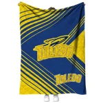 toledo rockets arrow layers blue quilt blanket best selling