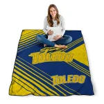 toledo rockets arrow layers blue quilt blanket best selling