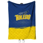 toledo rockets dot illusion blue quilt blanket best selling