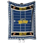 toledo rockets mickey player blue quilt blanket best selling