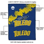 toledo rockets paint trail blue quilt blanket best selling