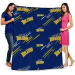 toledo rockets sketch lines blue quilt blanket best selling