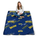 toledo rockets sketch lines blue quilt blanket best selling