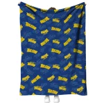 toledo rockets solid classic blue quilt blanket best selling